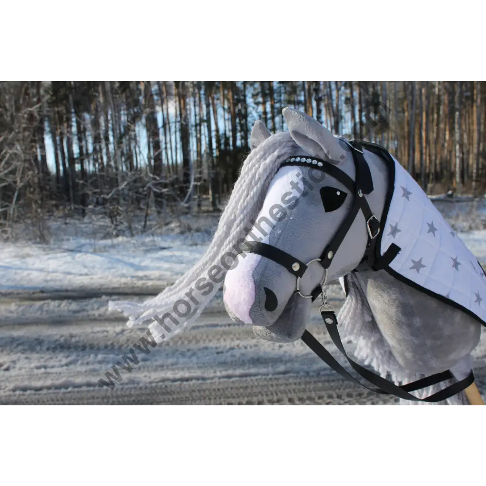 Hobbyhorse With Bridle A3 Blue Roan SNOW Hobbyhorses: bestsellers