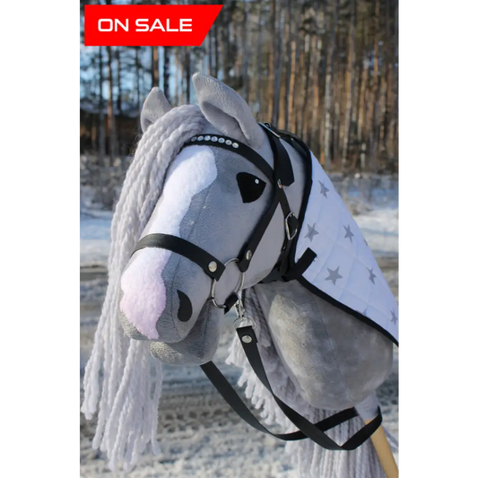 Hobbyhorse With Bridle A3 Blue Roan SNOW Hobbyhorses: bestsellers