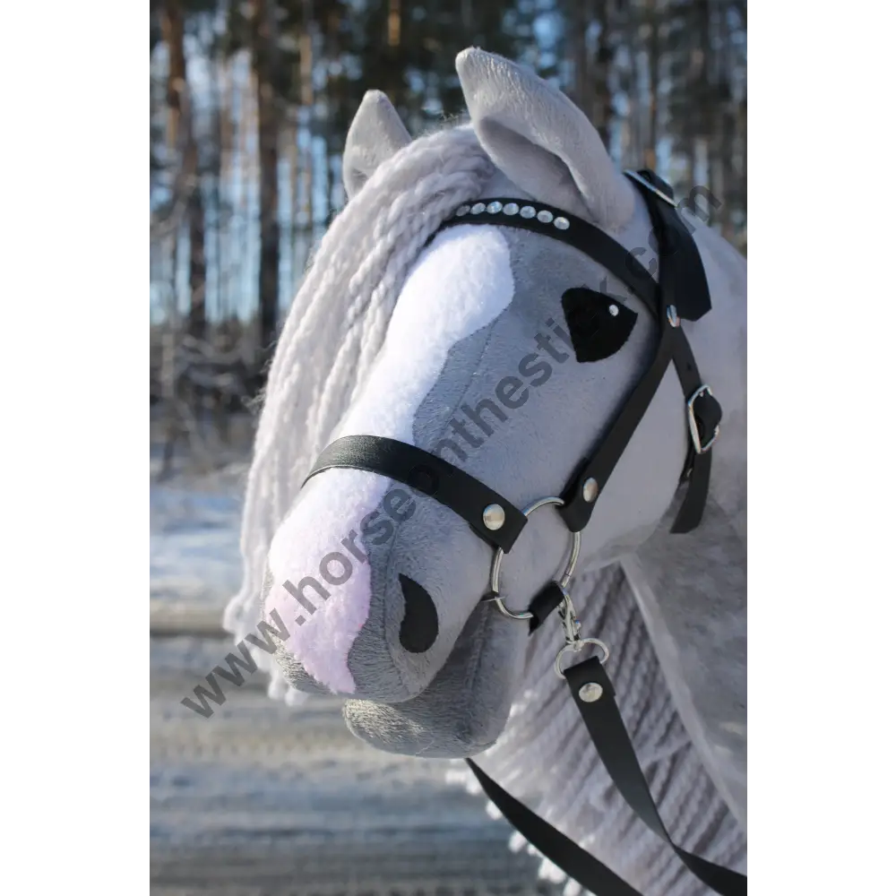 Hobbyhorse With Bridle A3 Blue Roan SNOW Hobbyhorses: bestsellers