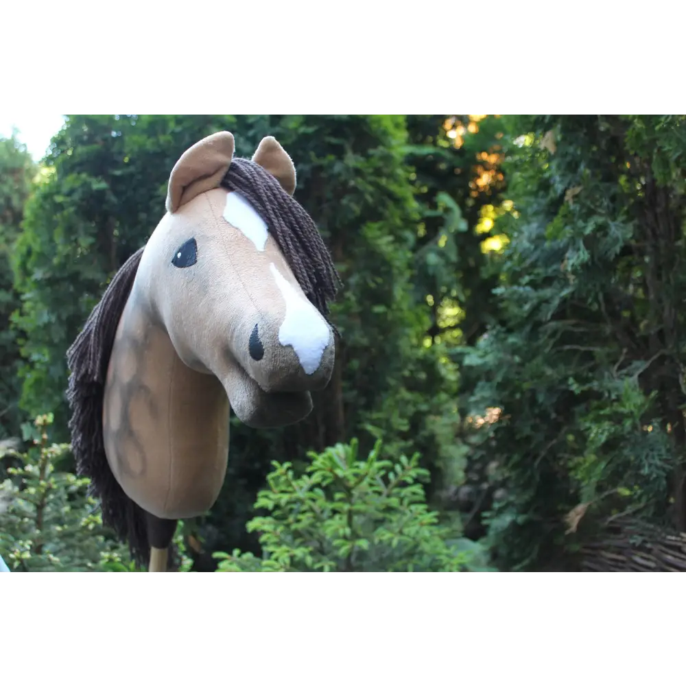 Hobbyhorse with bridle A3 Buckskin Dun SKY Hobbyhorses: affordable