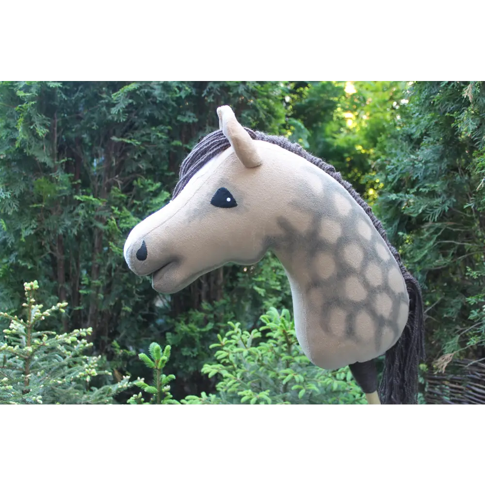 Hobbyhorse with bridle A3 Buckskin Dun SKY Hobbyhorses: affordable
