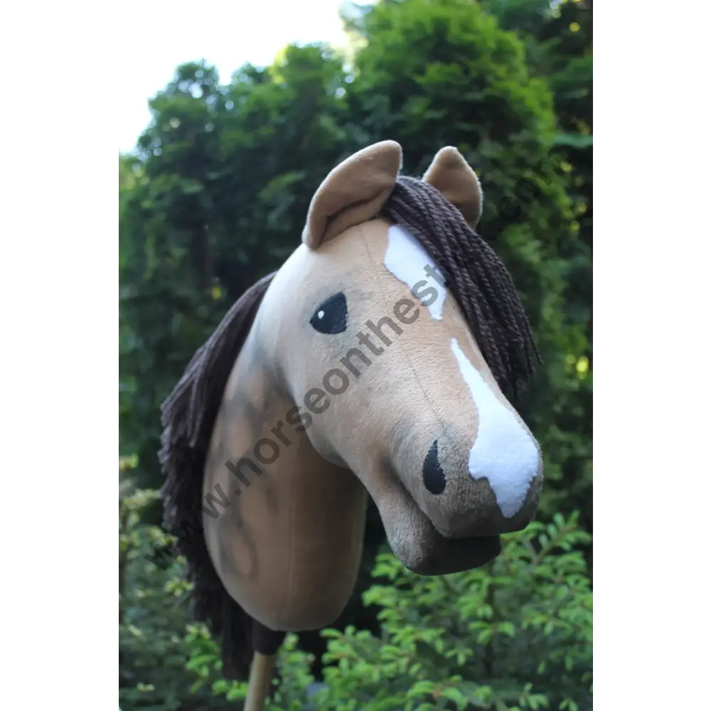 Hobbyhorse with bridle A3 Buckskin Dun SKY Hobbyhorses: affordable