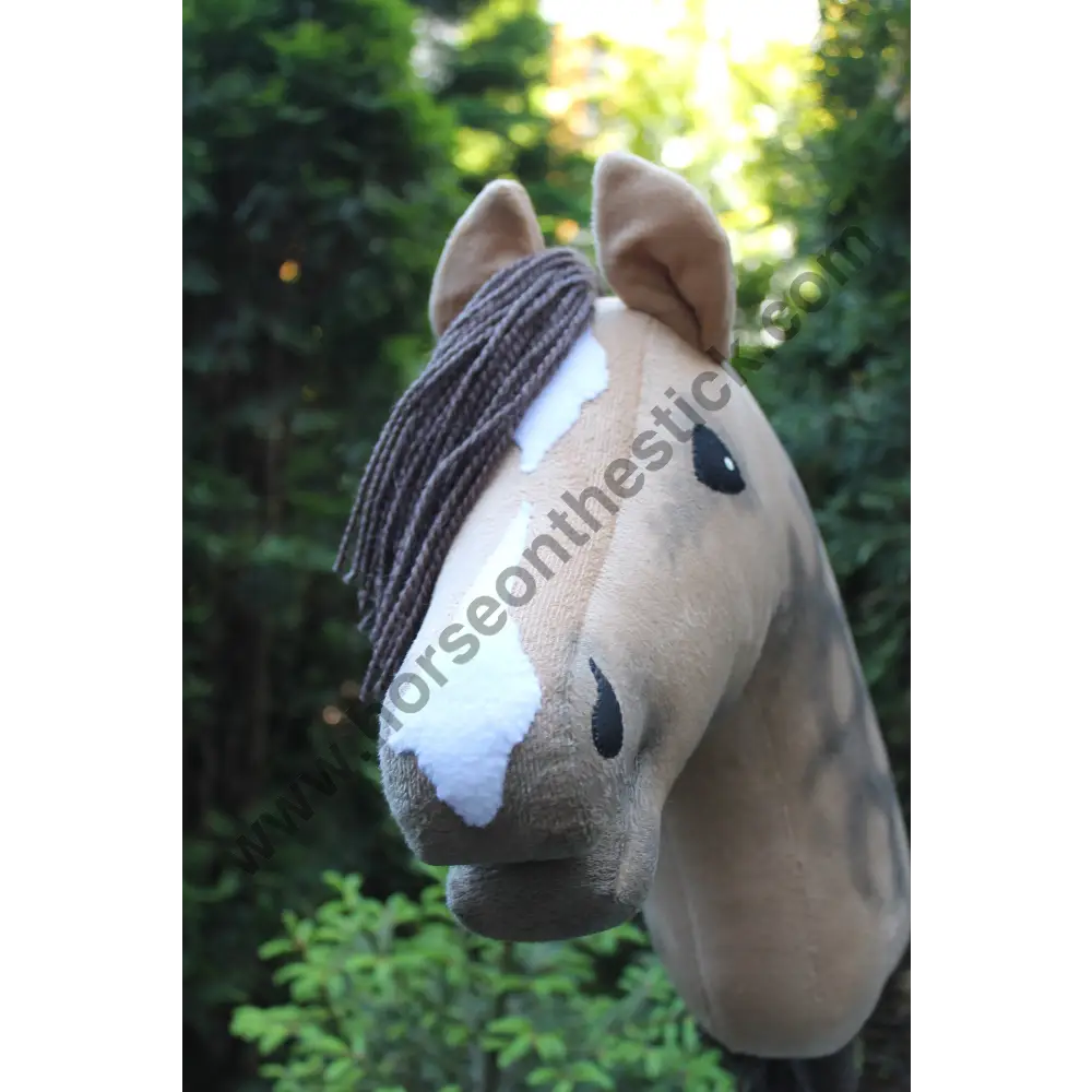 Hobbyhorse with bridle A3 Buckskin Dun SKY Hobbyhorses: affordable