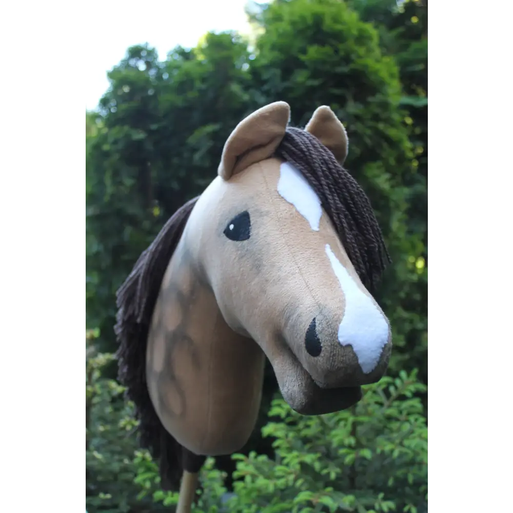 Hobbyhorse with bridle A3 Buckskin Dun SKY Hobbyhorses: affordable