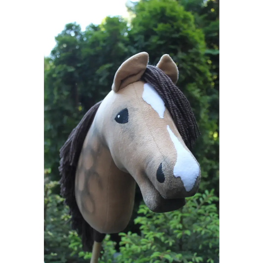 Hobbyhorse with bridle A3 Buckskin Dun SKY Hobbyhorses: affordable