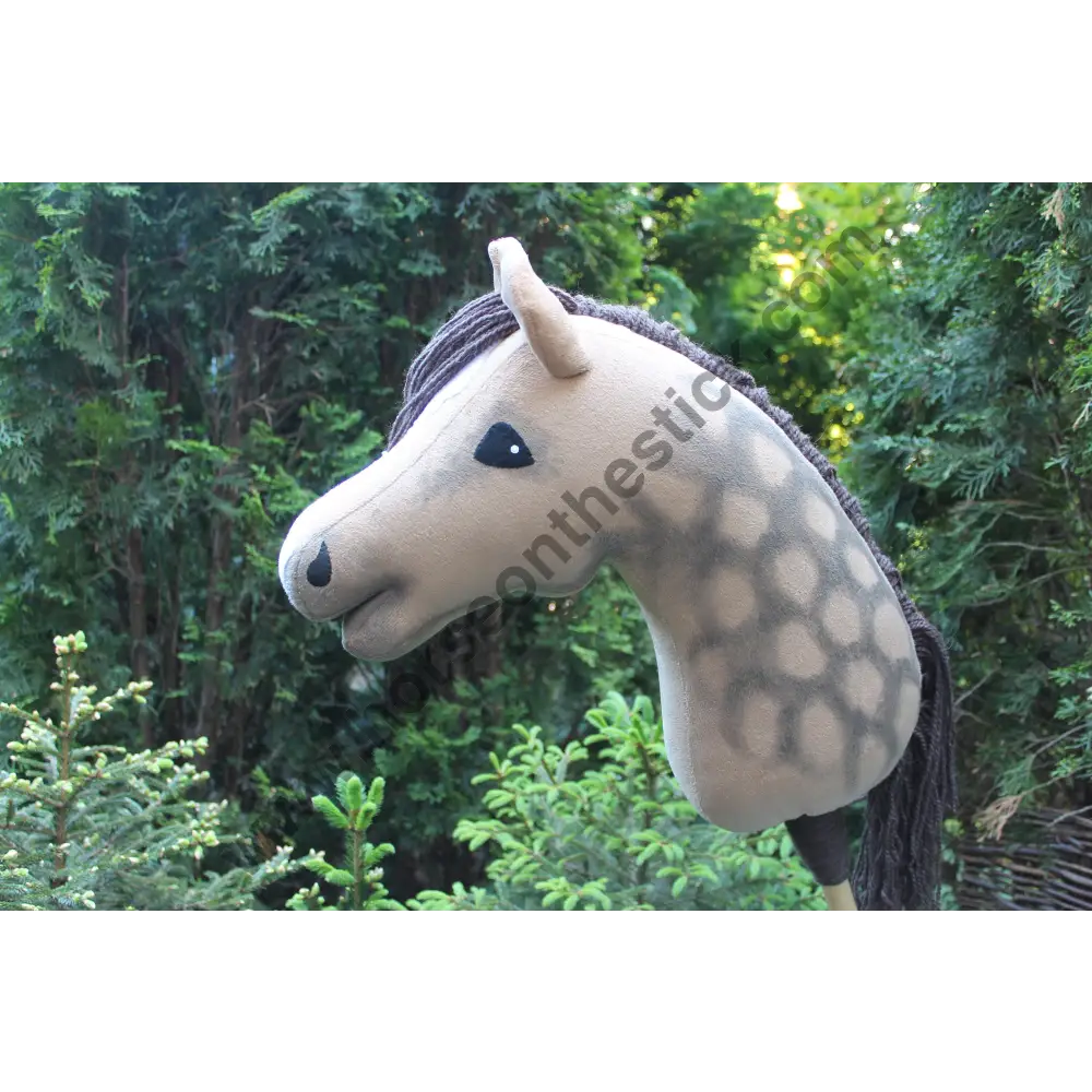 Hobbyhorse with bridle A3 Buckskin Dun SKY Hobbyhorses: affordable