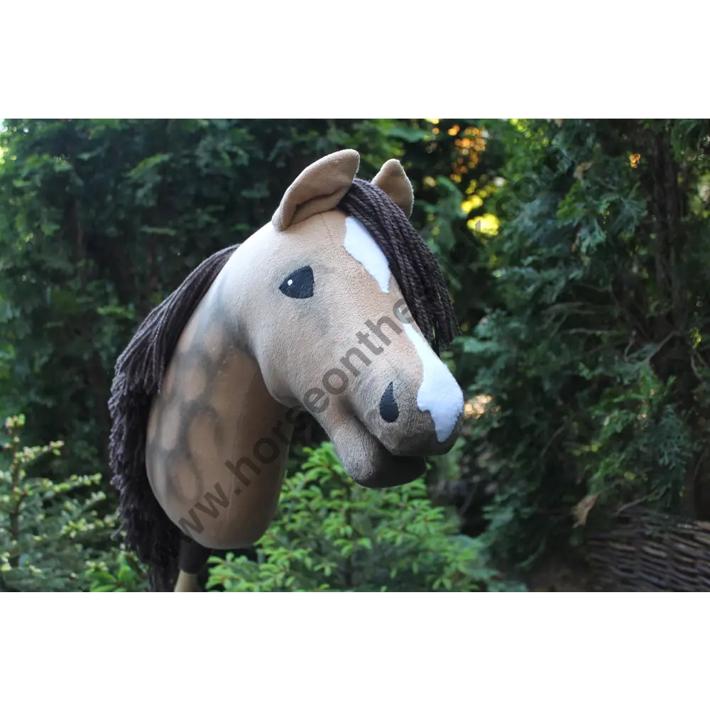 Hobbyhorse with bridle A3 Buckskin Dun SKY Hobbyhorses: affordable