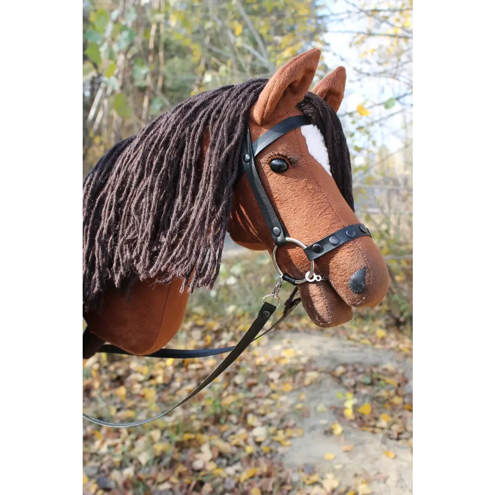 Hobbyhorse with bridle A3 Chestnut Enigma v. 2 Hobbyhorses: main group