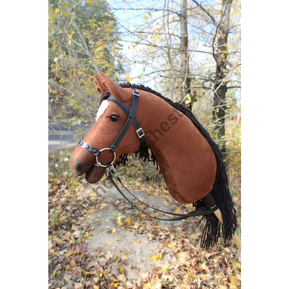 Hobbyhorse with bridle A3 Chestnut Enigma v. 2 Hobbyhorses: main group