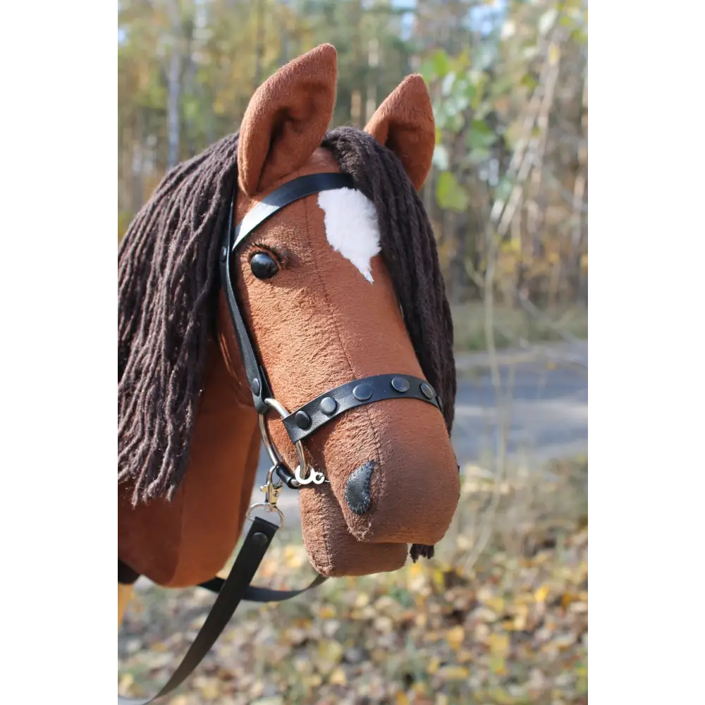 Hobbyhorse with bridle A3 Chestnut Enigma v. 2 Hobbyhorses: main group