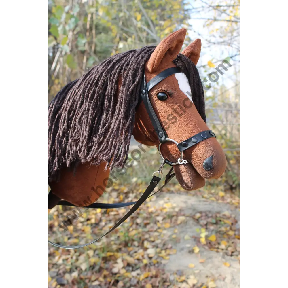 Hobbyhorse with bridle A3 Chestnut Enigma v. 2 Hobbyhorses: main group