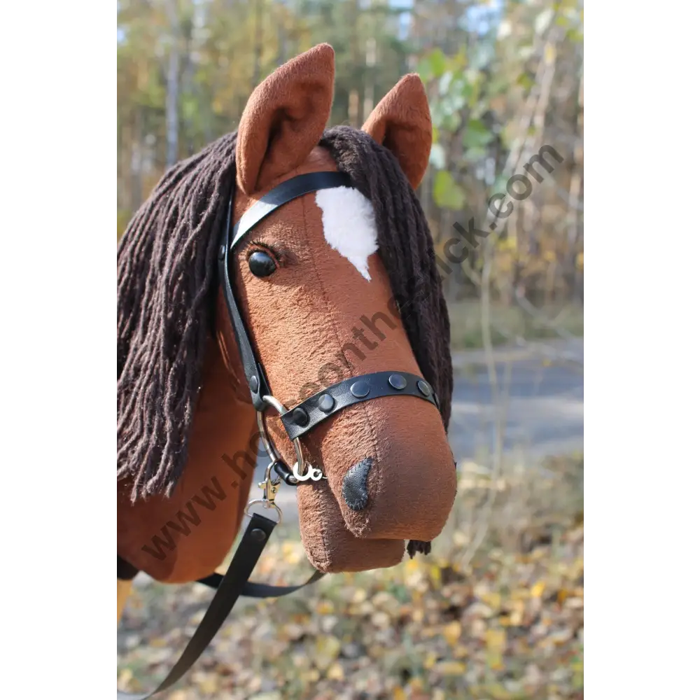 Hobbyhorse with bridle A3 Chestnut Enigma v. 2 Hobbyhorses: main group