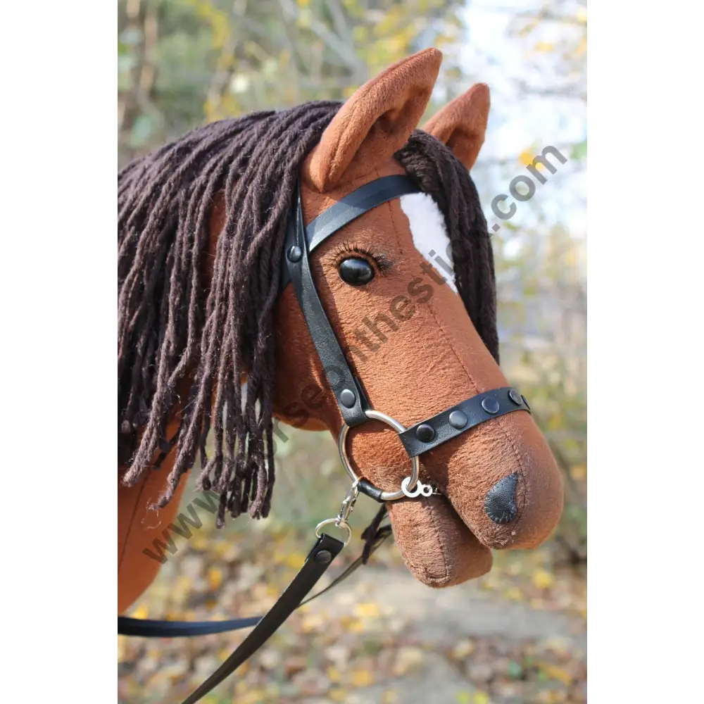 Hobbyhorse with bridle A3 Chestnut Enigma v. 2 Hobbyhorses: main group
