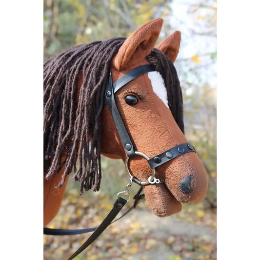 Hobbyhorse with bridle A3 Chestnut Enigma v. 2 Hobbyhorses: main group