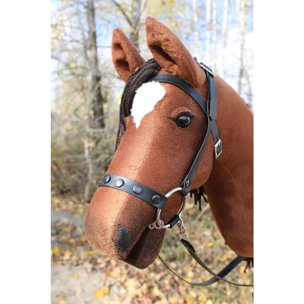 Hobbyhorse with bridle A3 Chestnut Enigma v. 2 Hobbyhorses: main group
