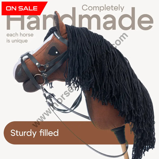 Hobbyhorse with bridle A3 Chestnut ENIGMA v. 3 Hobbyhorses: bestsellers