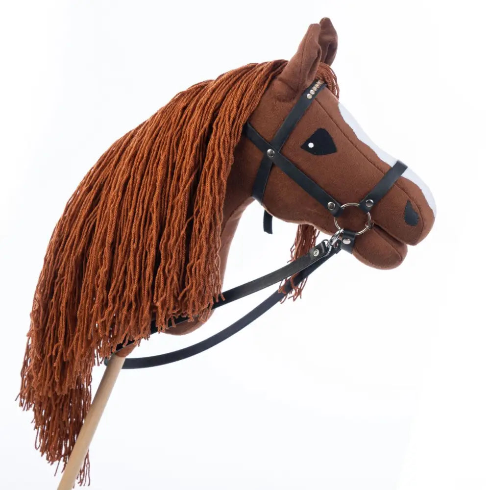 Hobbyhorse with bridle A3 Chestnut FIERY Hobbyhorses: main group