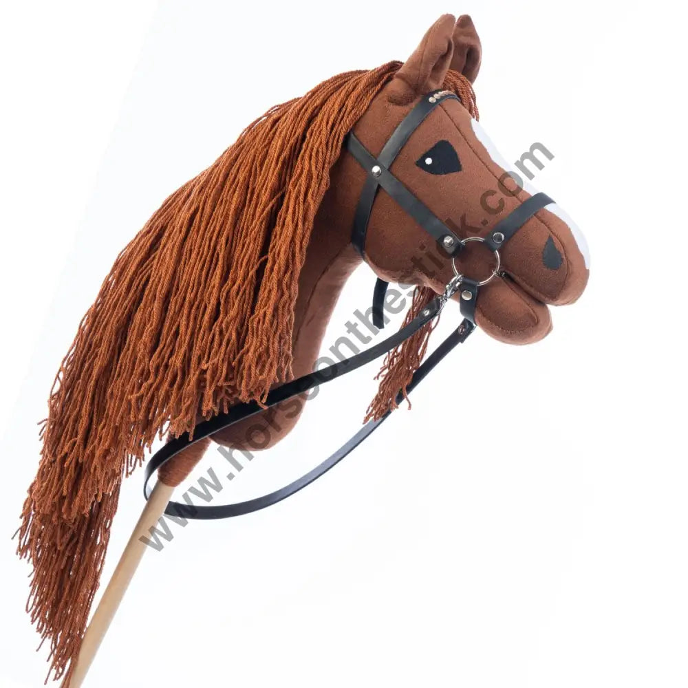 Hobbyhorse with bridle A3 Chestnut FIERY Hobbyhorses: main group