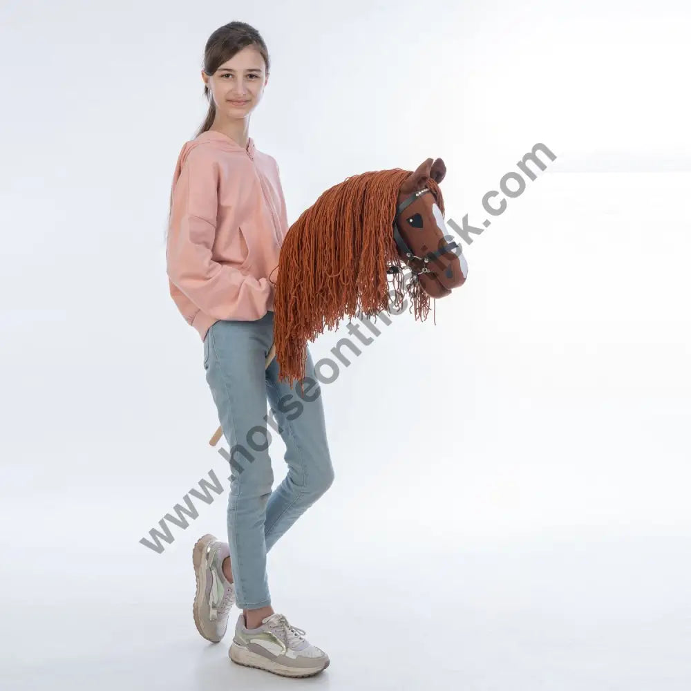 Hobbyhorse with bridle A3 Chestnut FIERY Hobbyhorses: main group