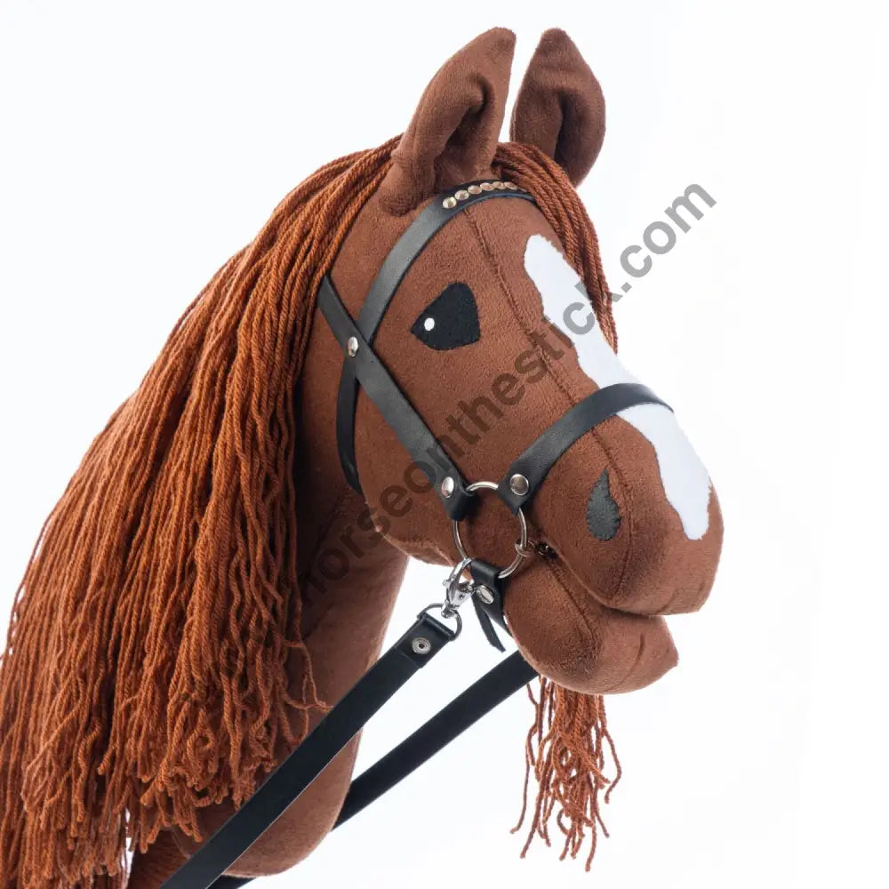 Hobbyhorse with bridle A3 Chestnut FIERY Hobbyhorses: main group
