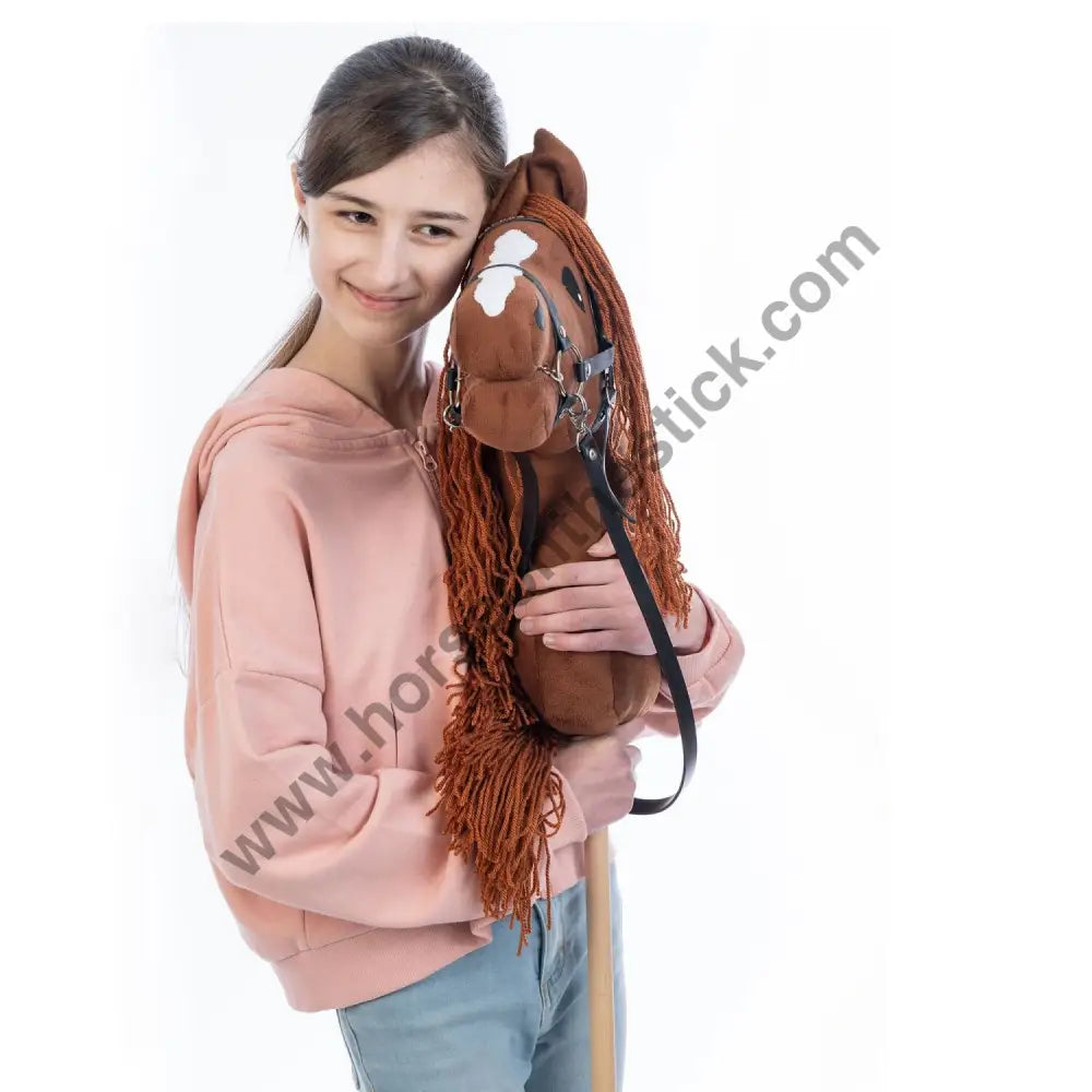 Hobbyhorse with bridle A3 Chestnut FIERY Hobbyhorses: main group