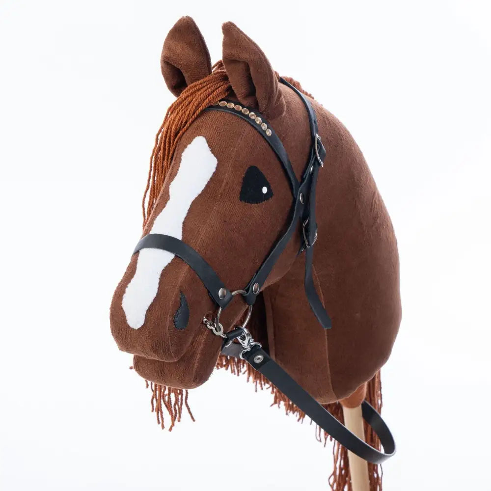 Hobbyhorse with bridle A3 Chestnut FIERY Hobbyhorses: main group