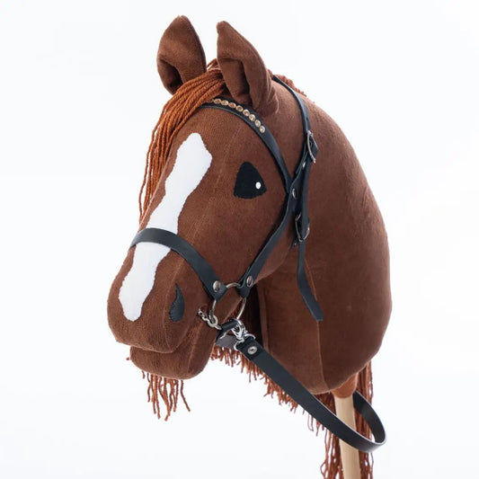 Hobbyhorse with bridle A3 Chestnut FIERY Hobbyhorses: main group