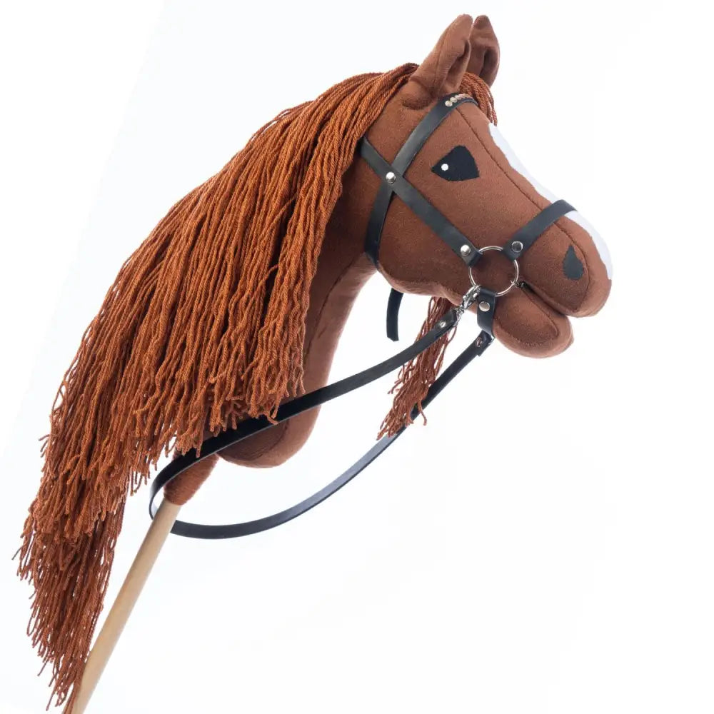 Hobbyhorse with bridle A3 Chestnut FIERY Hobbyhorses: main group