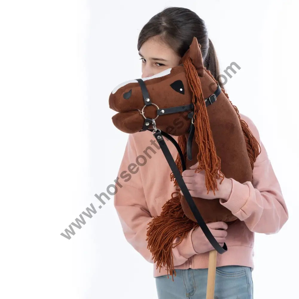 Hobbyhorse with bridle A3 Chestnut FIERY Hobbyhorses: main group