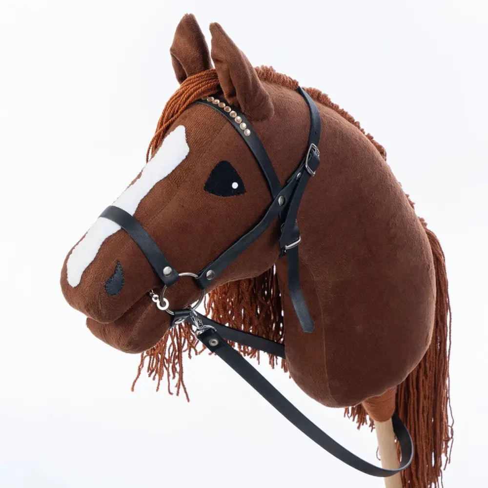 Hobbyhorse with bridle A3 Chestnut FIERY Hobbyhorses: main group
