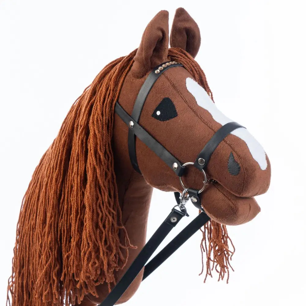 Hobbyhorse with bridle A3 Chestnut FIERY Hobbyhorses: main group