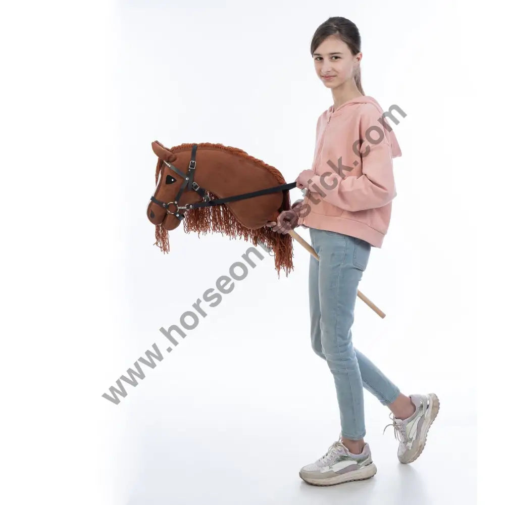 Hobbyhorse with bridle A3 Chestnut FIERY Hobbyhorses: main group