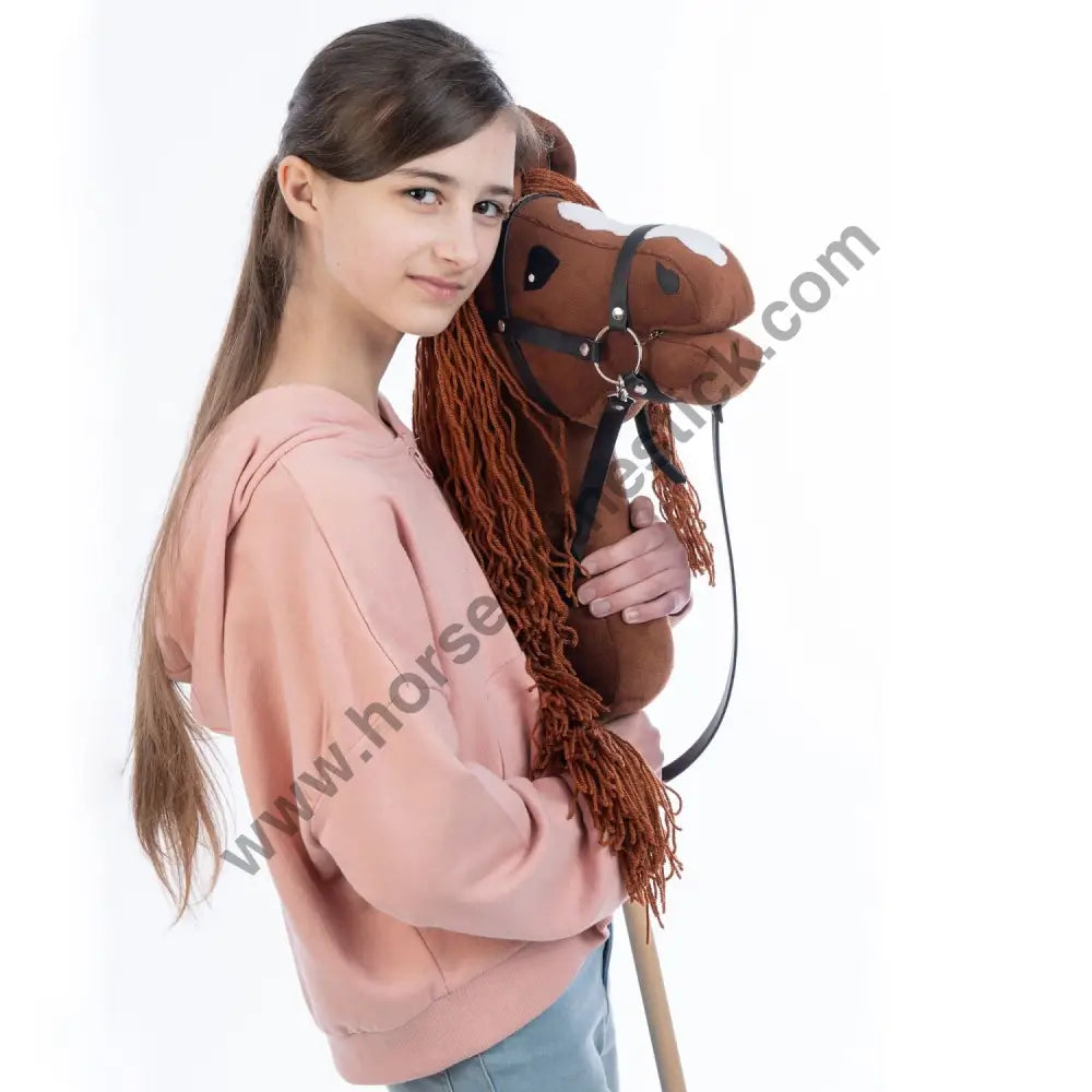 Hobbyhorse with bridle A3 Chestnut FIERY Hobbyhorses: main group