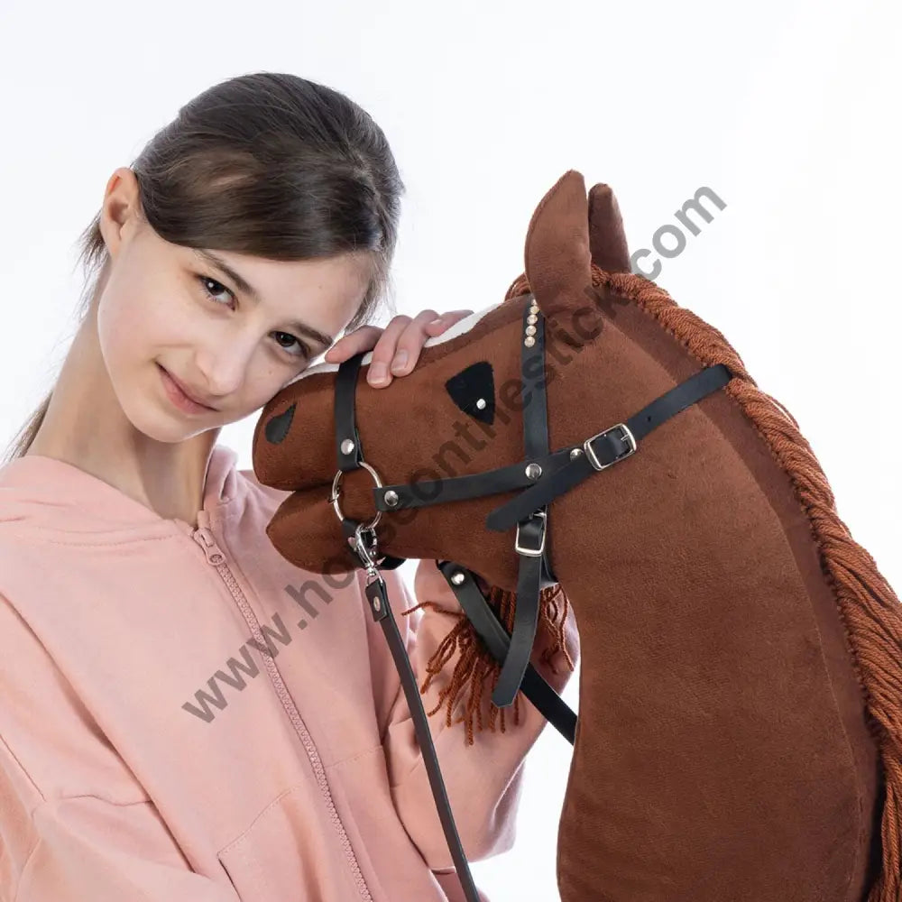Hobbyhorse with bridle A3 Chestnut FIERY Hobbyhorses: main group