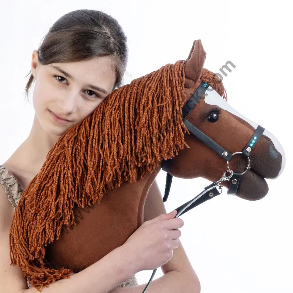 Hobbyhorse with bridle A3 Chestnut JOY Hobbyhorses: affordable