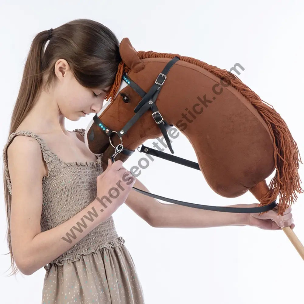 Hobbyhorse with bridle A3 Chestnut JOY Hobbyhorses: affordable