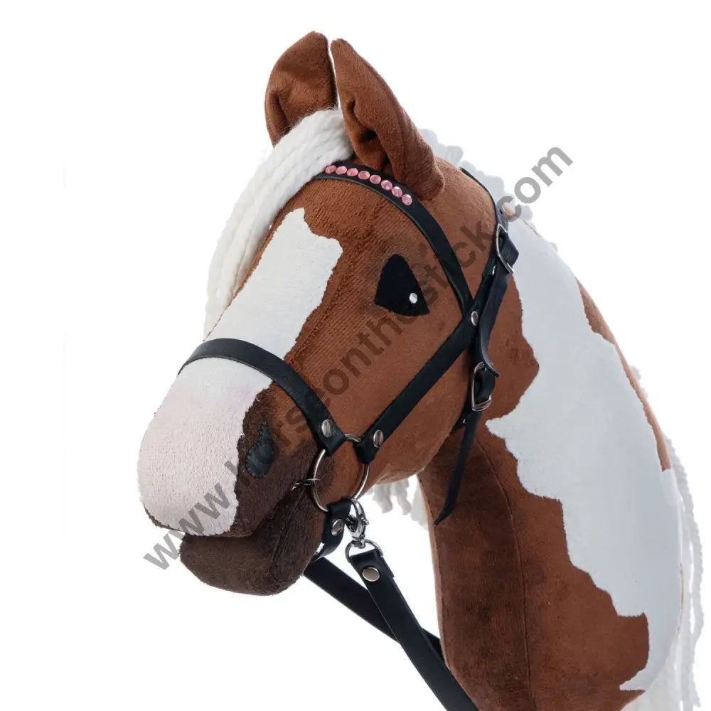 Hobbyhorse with bridle A3 Chestnut LUCKY Hobbyhorses: main group