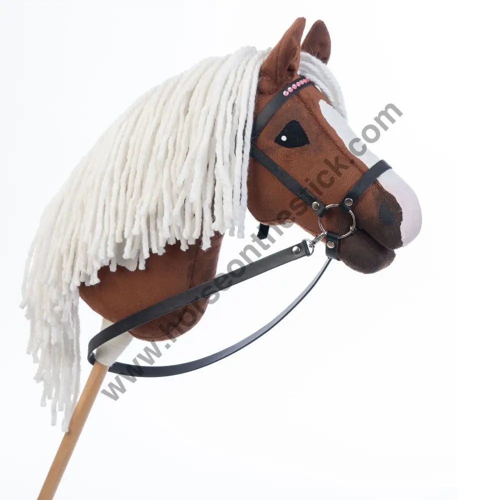 Hobbyhorse with bridle A3 Chestnut LUCKY Hobbyhorses: main group
