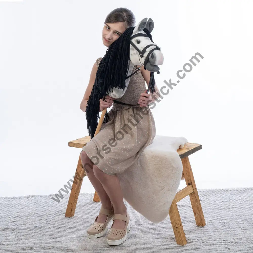 Hobbyhorse with bridle A3 Dapple grey SPRING Hobbyhorses: just landed