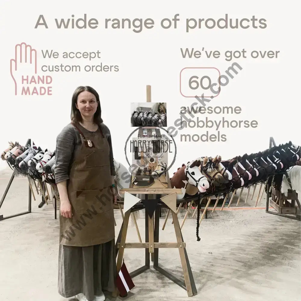 Hobby horse with halter A3 Corsica Hobbyhorses: main group