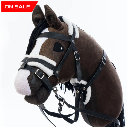 Hobbyhorse with bridle A3 Dark Bay BRAVE Hobbyhorses: just landed