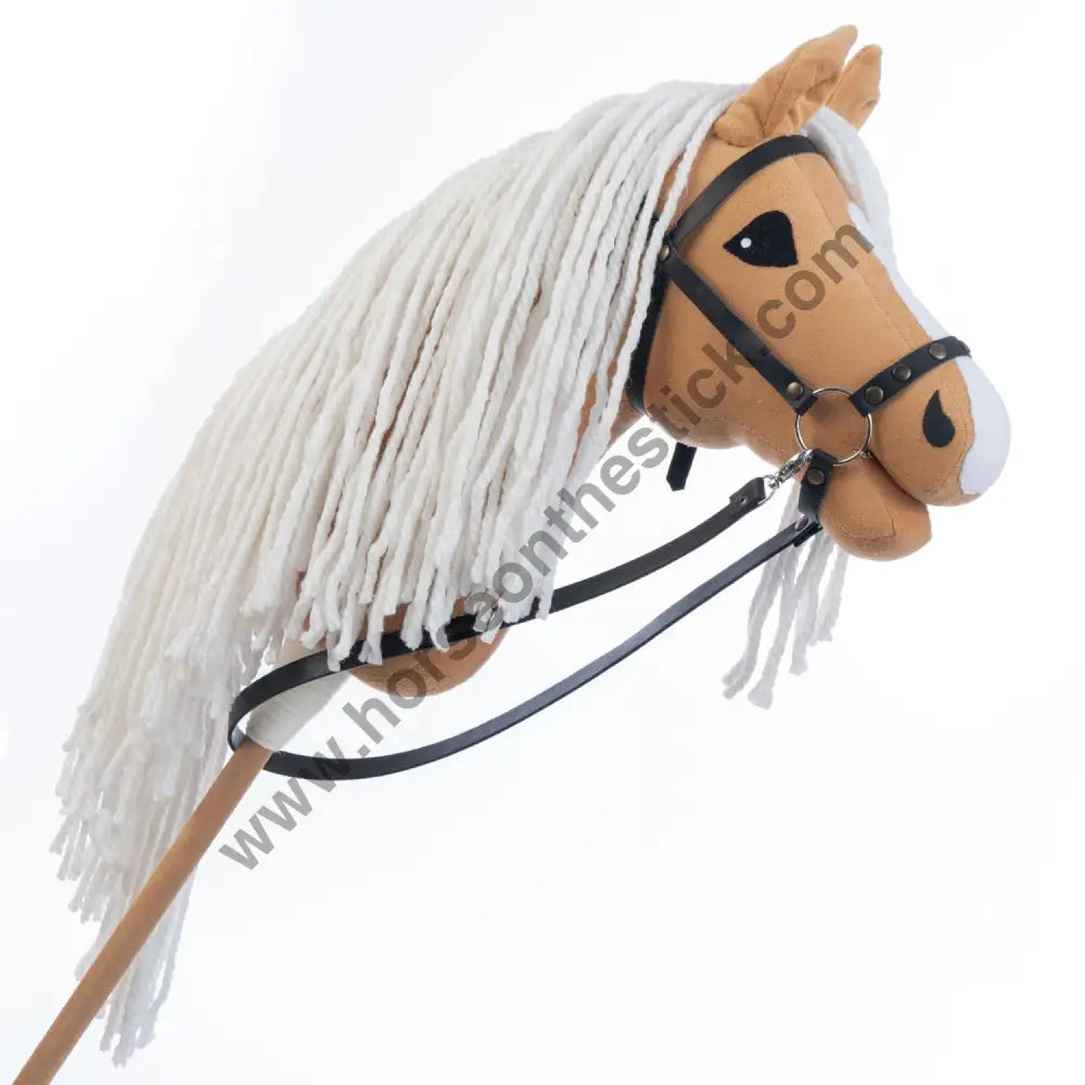 Hobbyhorse with bridle A3 Dun Princess Hobbyhorses: affordable