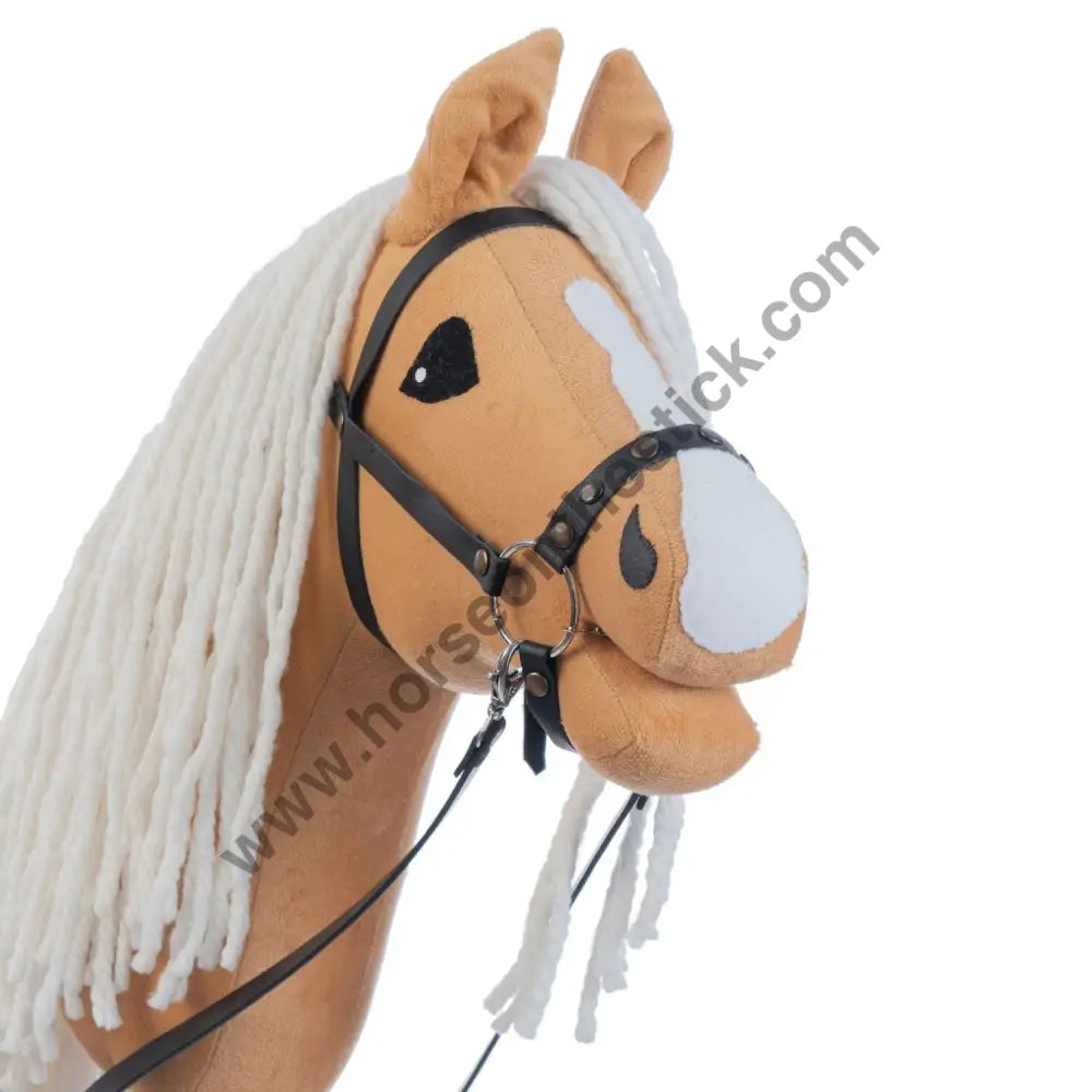 Hobbyhorse with bridle A3 Dun Princess Hobbyhorses: affordable