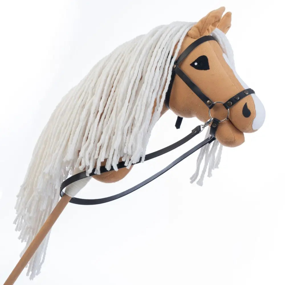 Hobbyhorse with bridle A3 Dun Princess Hobbyhorses: affordable