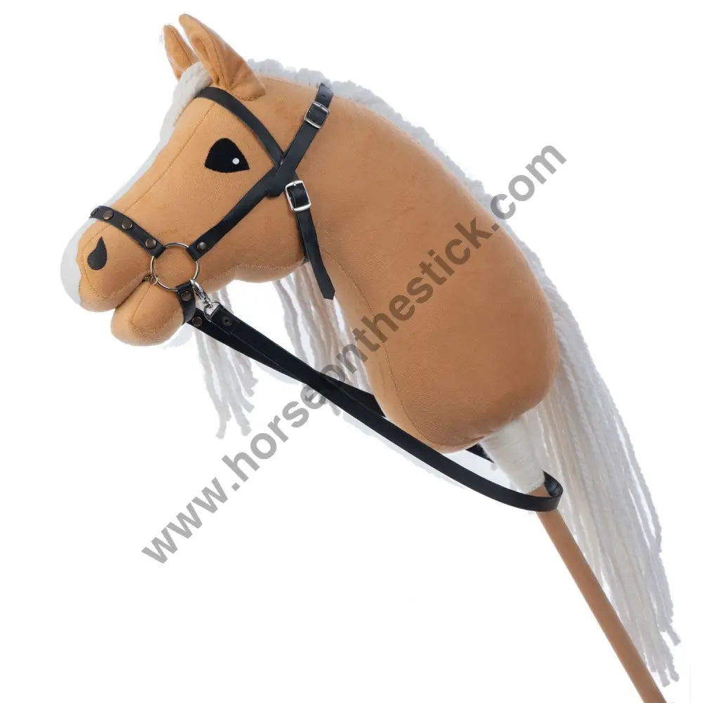 Hobbyhorse with bridle A3 Dun Princess Hobbyhorses: affordable