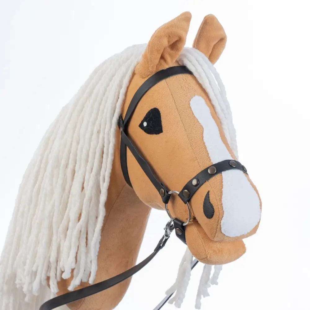 Hobbyhorse with bridle A3 Dun Princess Hobbyhorses: affordable