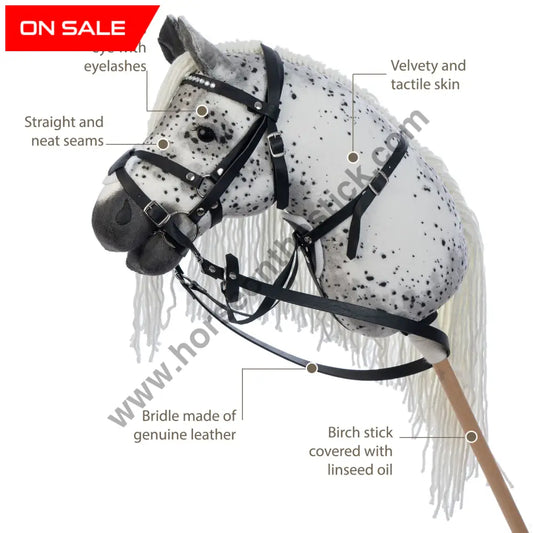Hobbyhorse with bridle A3 Fleabitten ACE Hobbyhorses: bestsellers