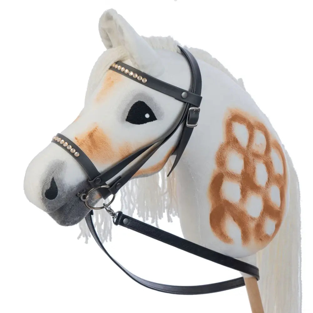 Hobbyhorse with bridle A3 White SUNNY Hobbyhorses: main group