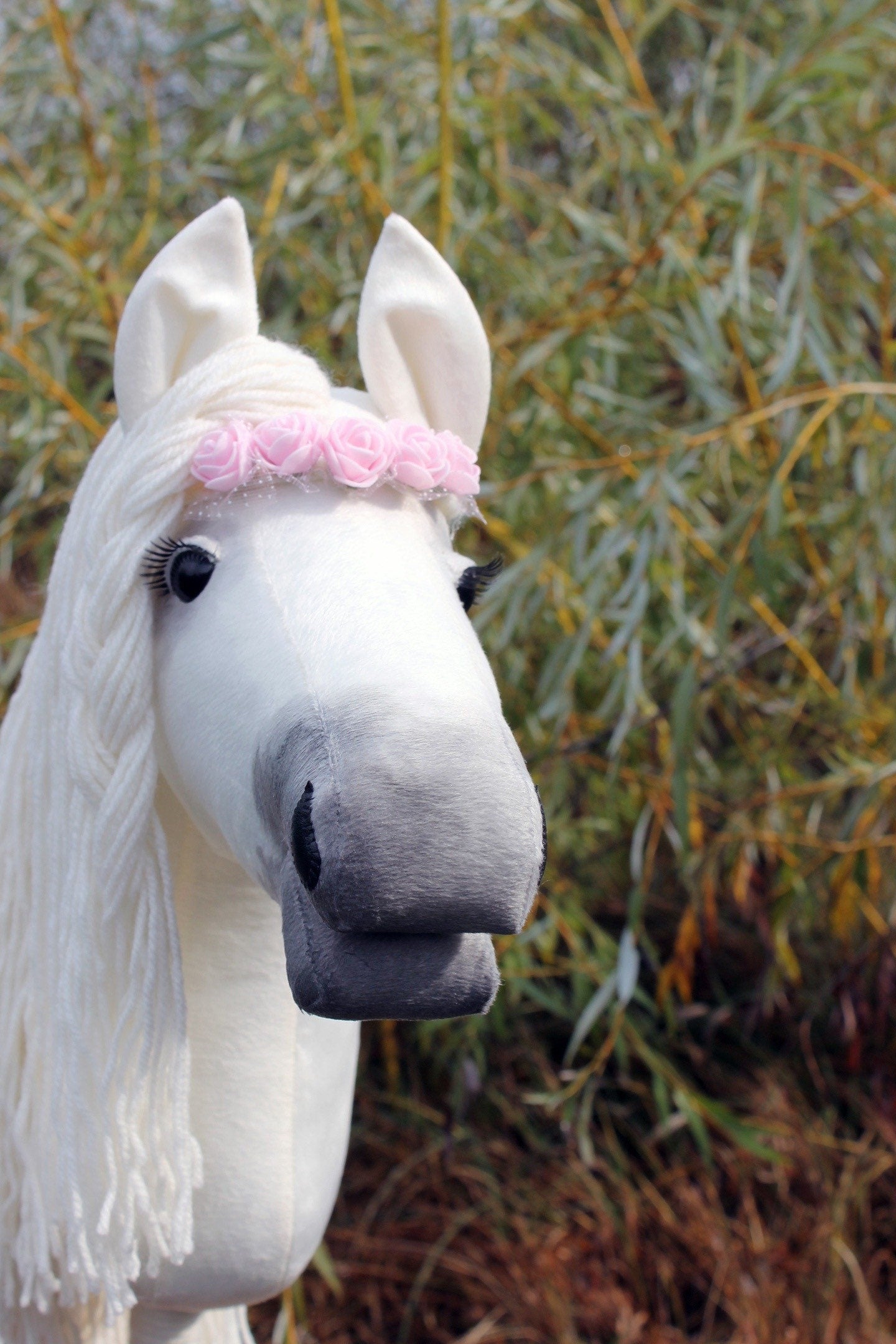 Hobby horse A3 WHITE MUSTANG