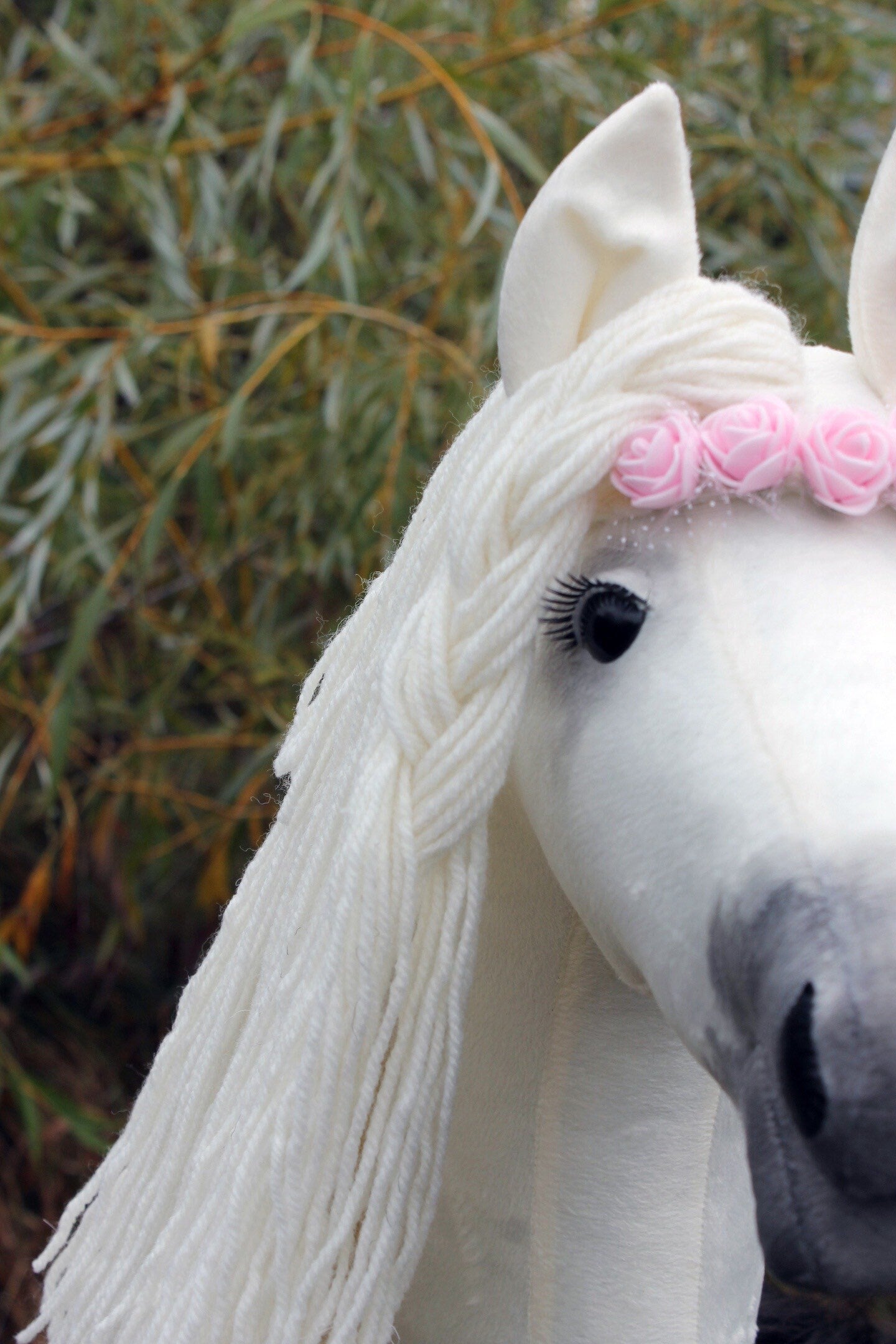 Hobby horse A3 WHITE MUSTANG